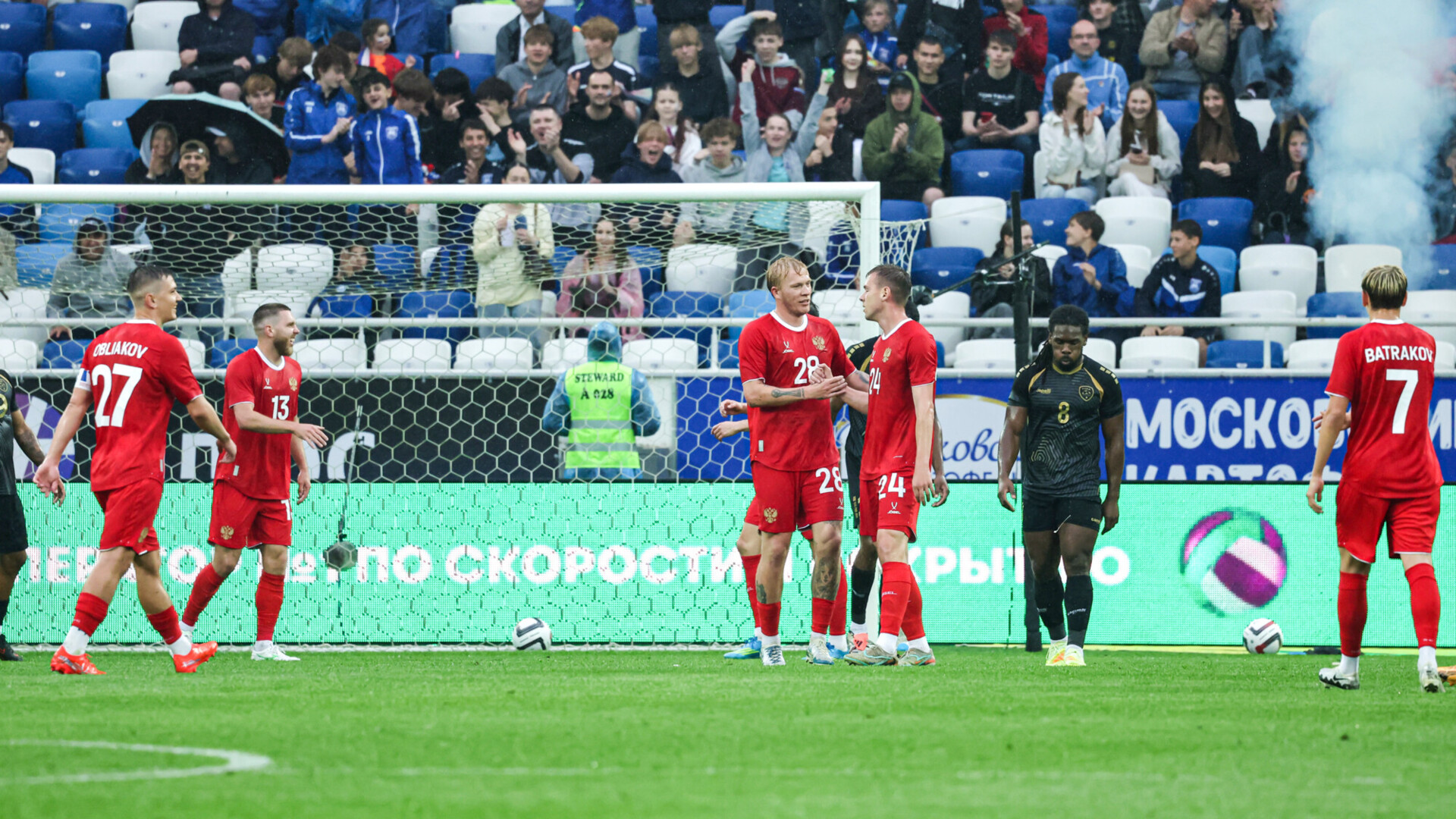 Россия — Тринидад и Тобаго — 2:0. Сильянов забил гол на 15‑й минуте матча. Видео